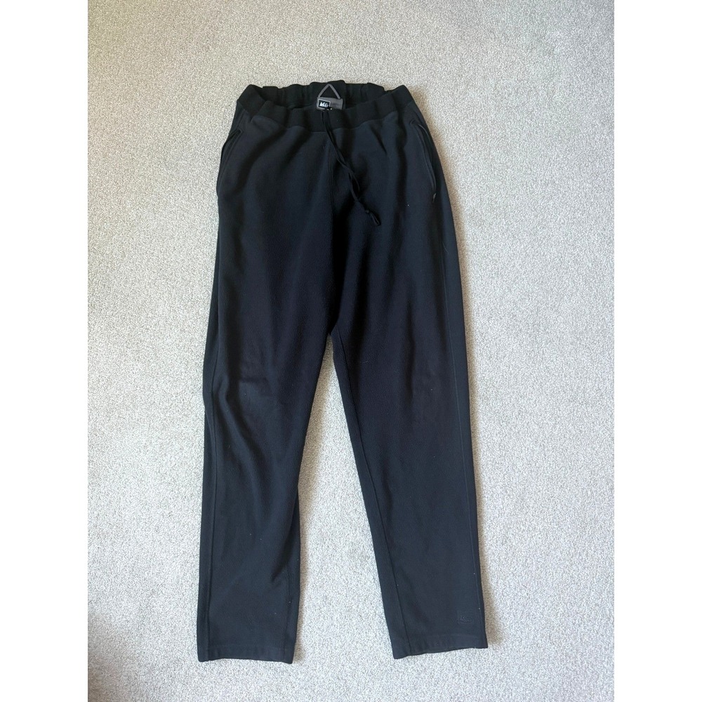 REI Outdoorsy Fleece Pants Size XL‎ Black Ankle Zips